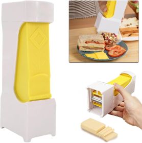Butter Cutter,One Click Butter Cutter Slicer,Efficient Butter Dispenser Stick with Stainless Steel Blade,Butter slicer cutter that can store butt