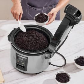 Commercial Rice Cooker 45-Cup Non-Stick Pot 9L 12H Keep Warm Restaurant (Option: Black)